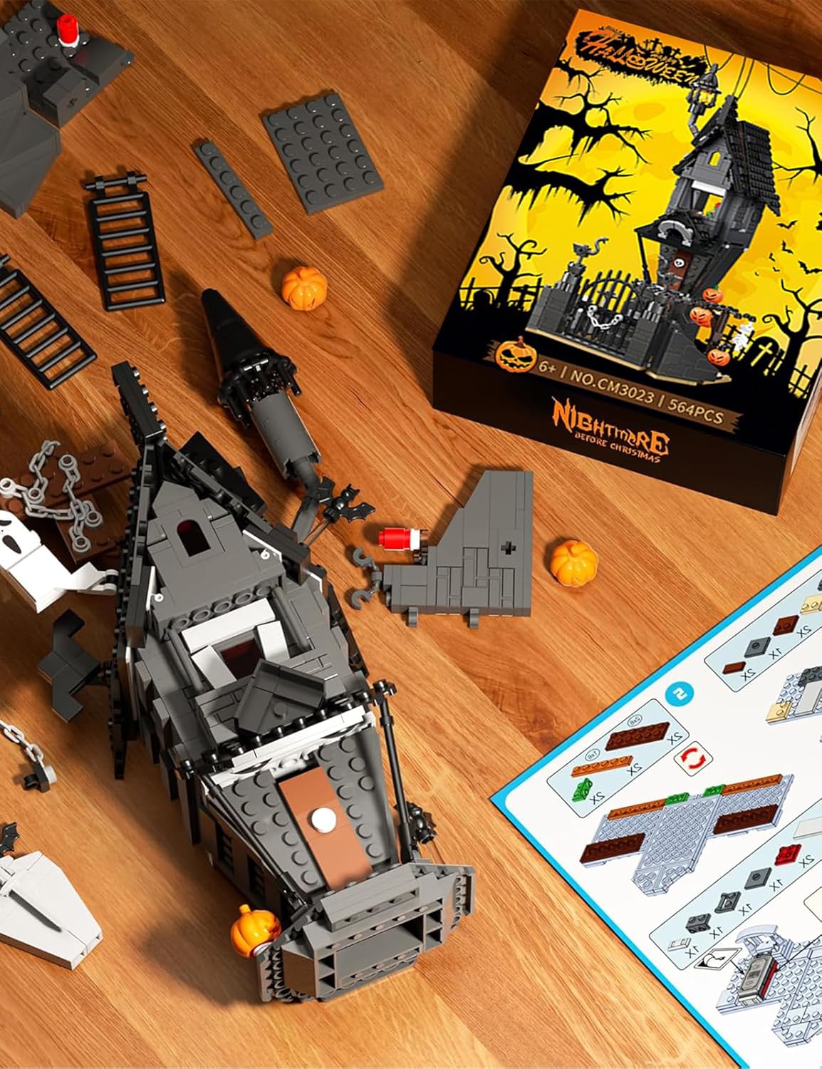 Maison d'horreur micro briques The Walking Dead, 564 pièces – Image 4