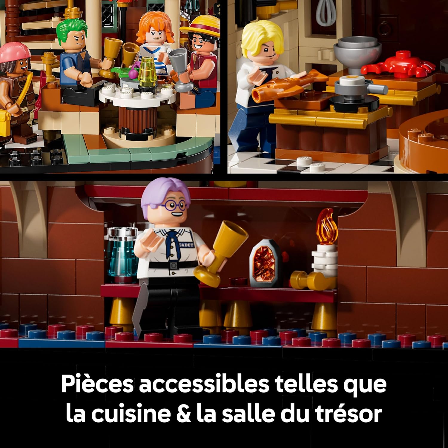LEGO ONE PIECE Baratie 75640 avec 10 minifigurines, dont Luffy – Image 4