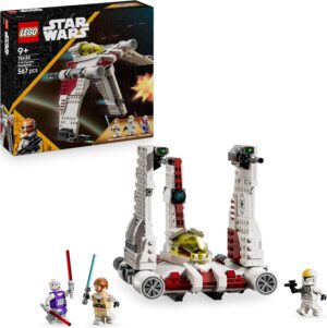 Chasseur V-19 Torrent LEGO Star Wars The Clone Wars avec Obi-Wan Kenobi et 3 minifigurines