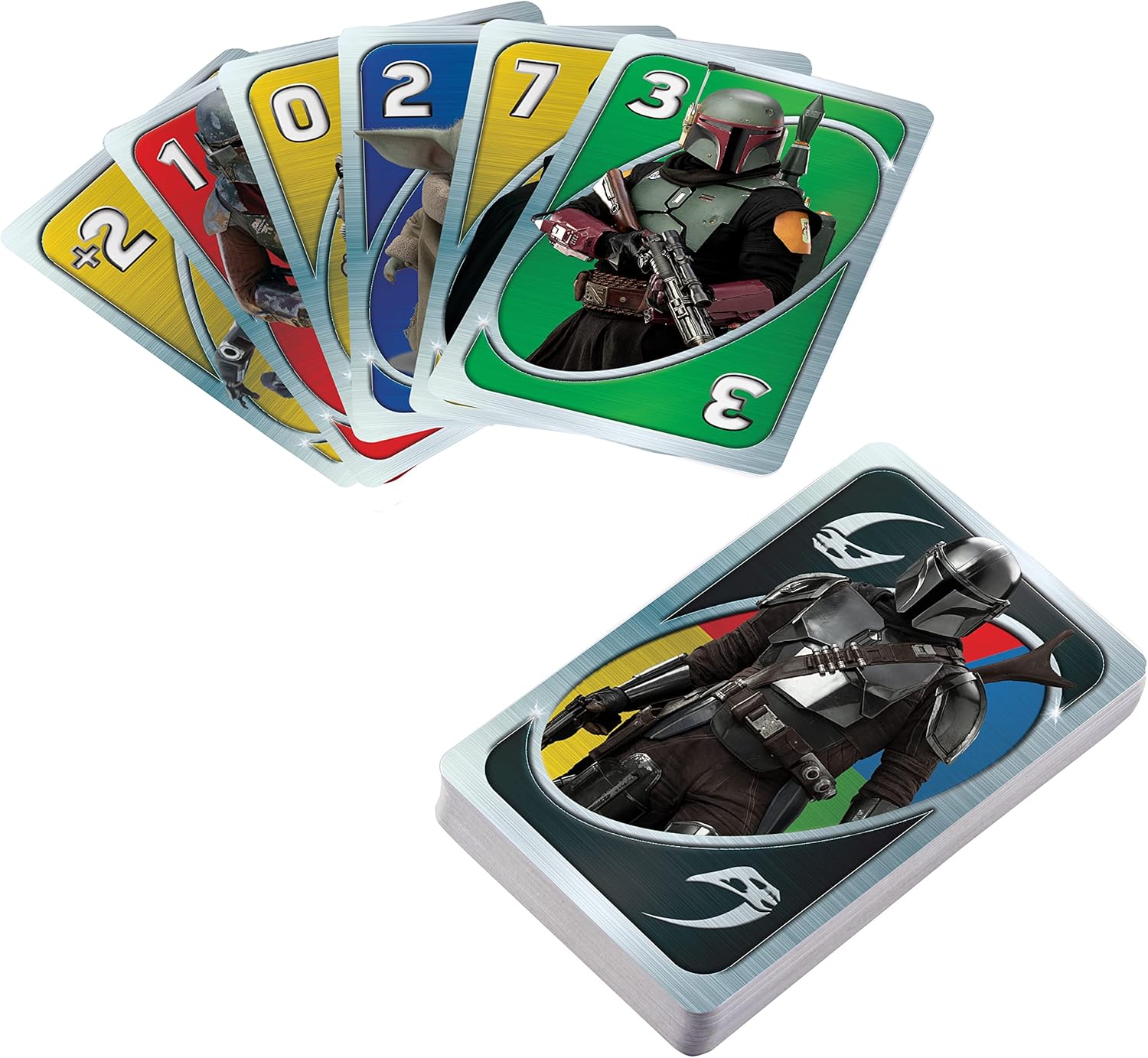 UNO Mattel Games Star Wars The Mandalorian avec boîte métallique – Image 3