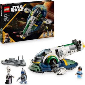 LEGO Star Wars 75433 Vaisseau de Jango Fett avec 3 minifigurines, dont Boba Fett