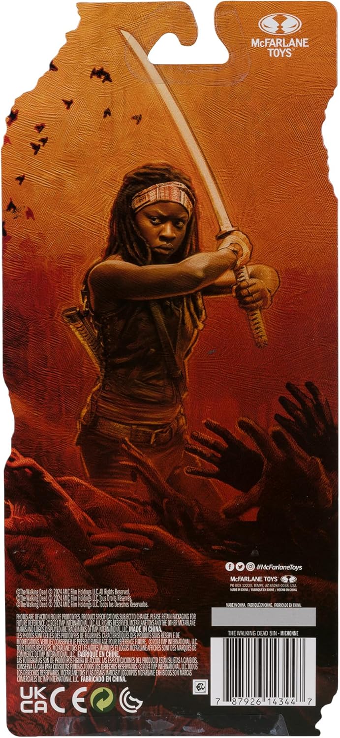 Figurine articulée Michonne The Walking Dead McFarlane Toys 12,7 cm – Image 8