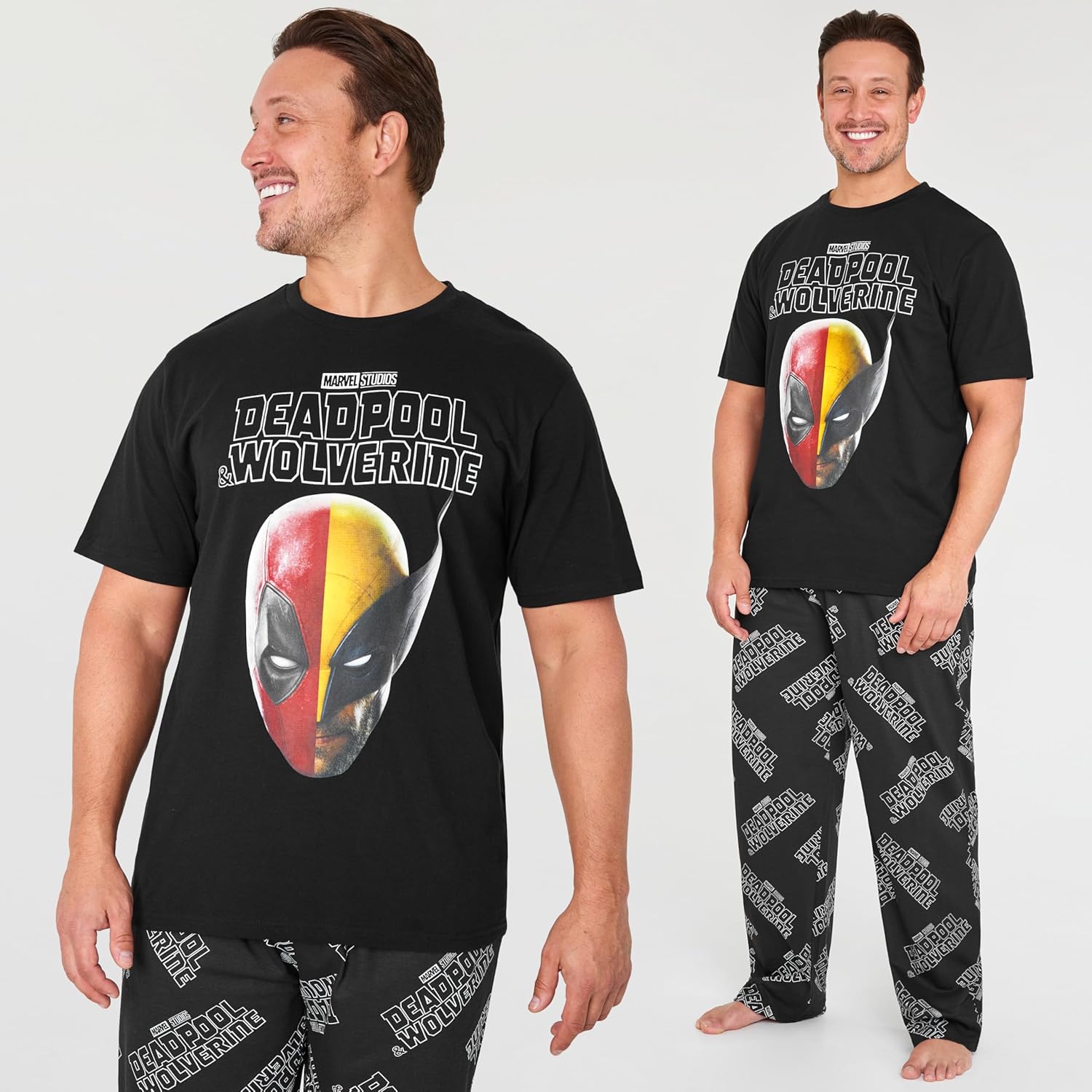 Pyjama homme Marvel Deadpool & Wolverine avec pantalon long – Image 5