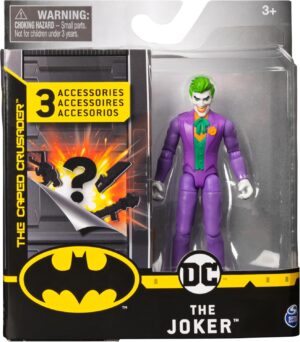 Batman DC Comics, figurine articulée 10,2 cm avec 3 accessoires mystère