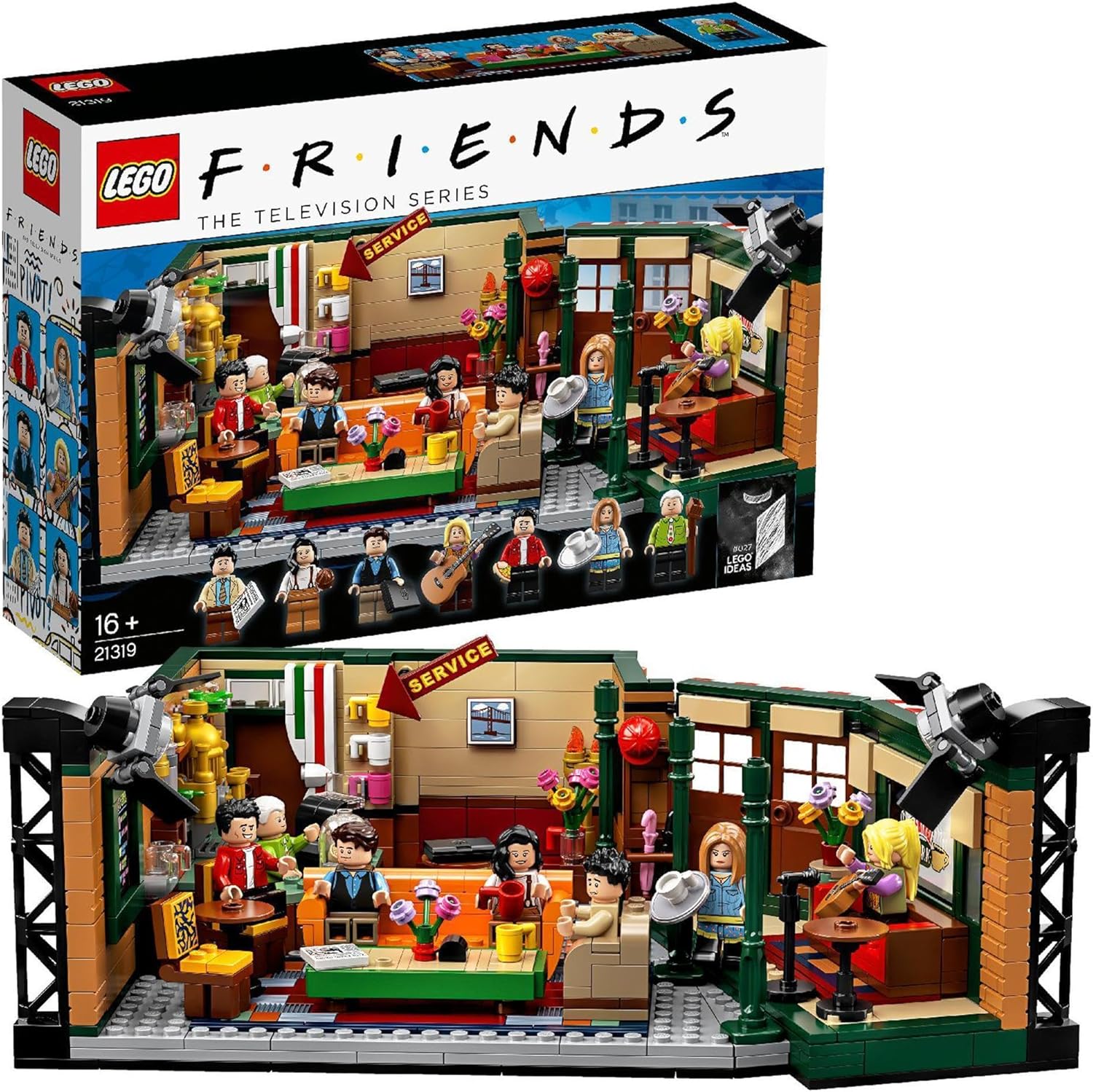 LEGO Ideas Friends Série TV Central Perk, café studio avec 7 figurines