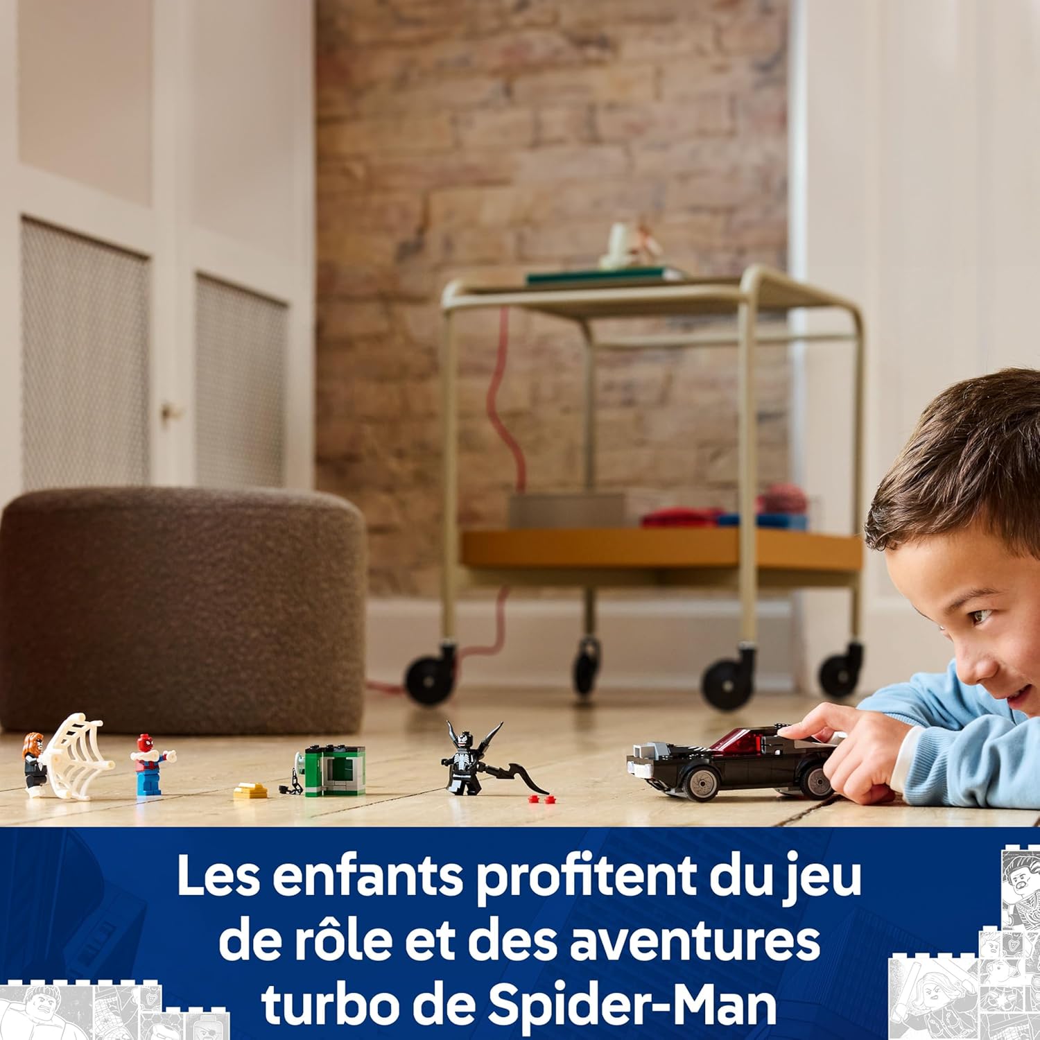 LEGO Marvel Spider-Man et la voiture de Venom avec 3 minifigurines 76309 – Image 5