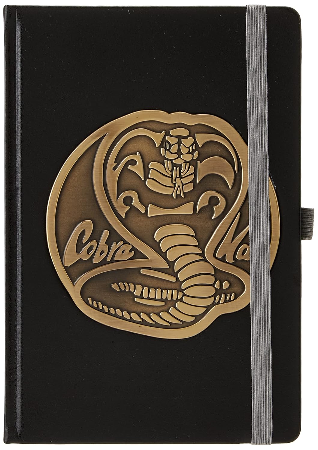 Carnet A5 Cobra Kai en similicuir avec badge en métal