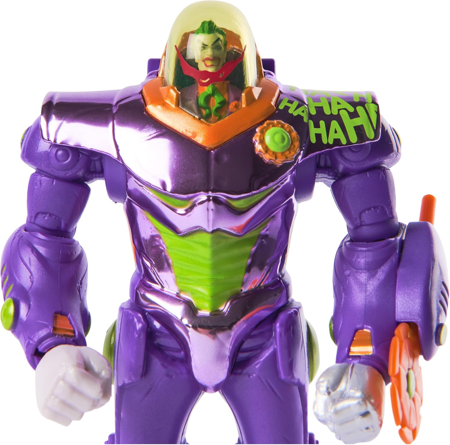 Figurine DC Comics The Joker Metal Force 2 en 1 avec mini figurine et armure intégrés – Image 4