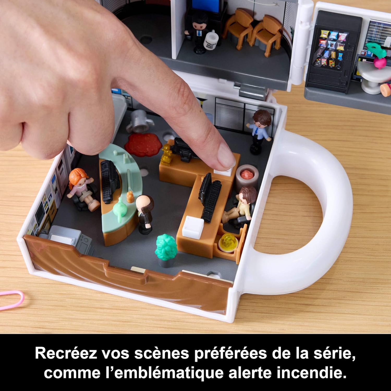 Polly Pocket The Office, coffret mug avec 6 figurines et 9 accessoires – Image 5