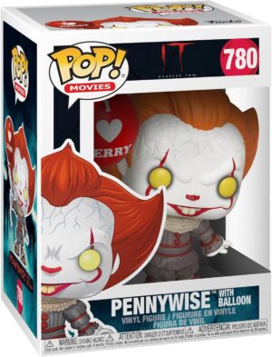 Figurine vinyle Funko Pop Pennywise avec ballon, IT: Chapter 2
