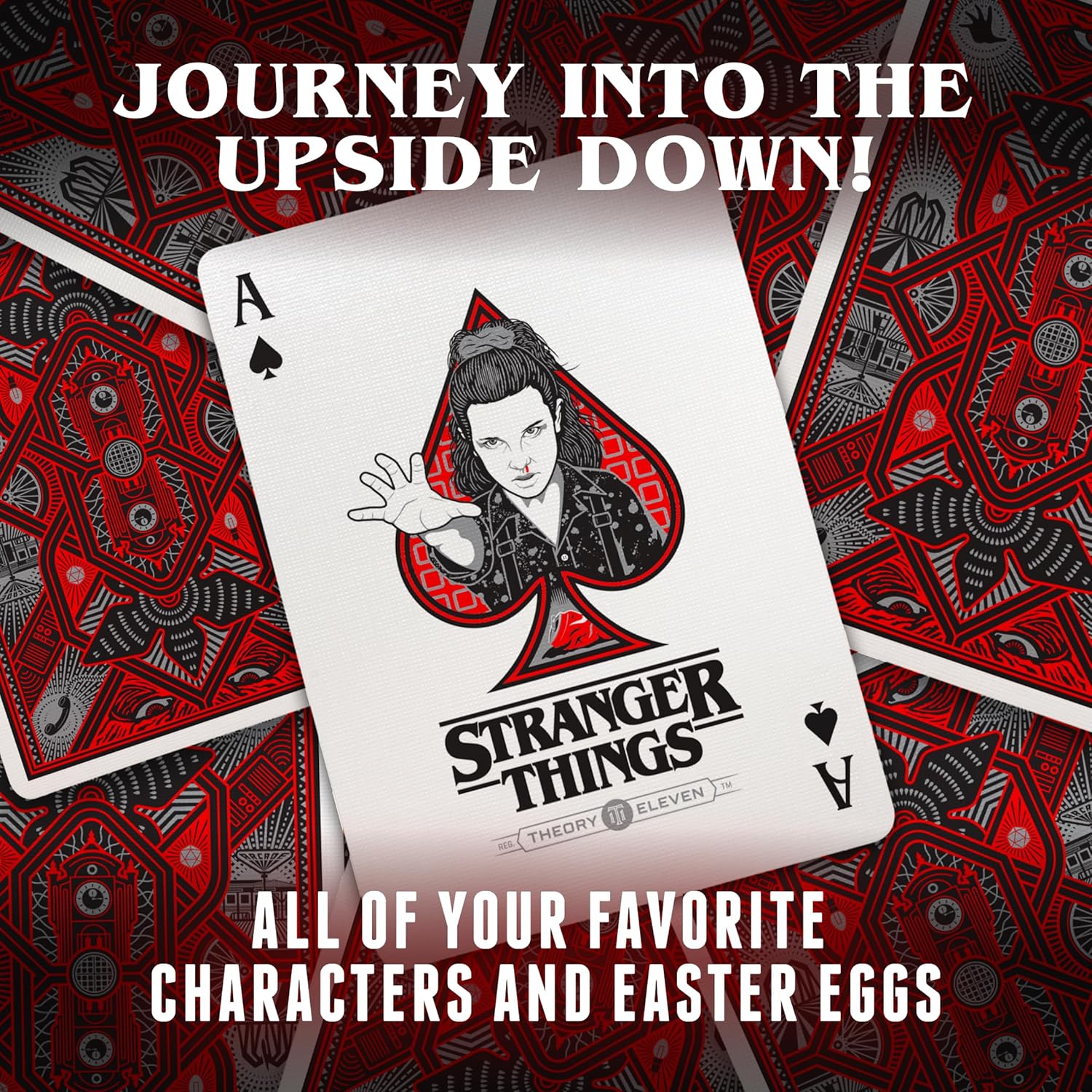 Cartes à jouer theory11 Stranger Things en papier cartonné – Image 5
