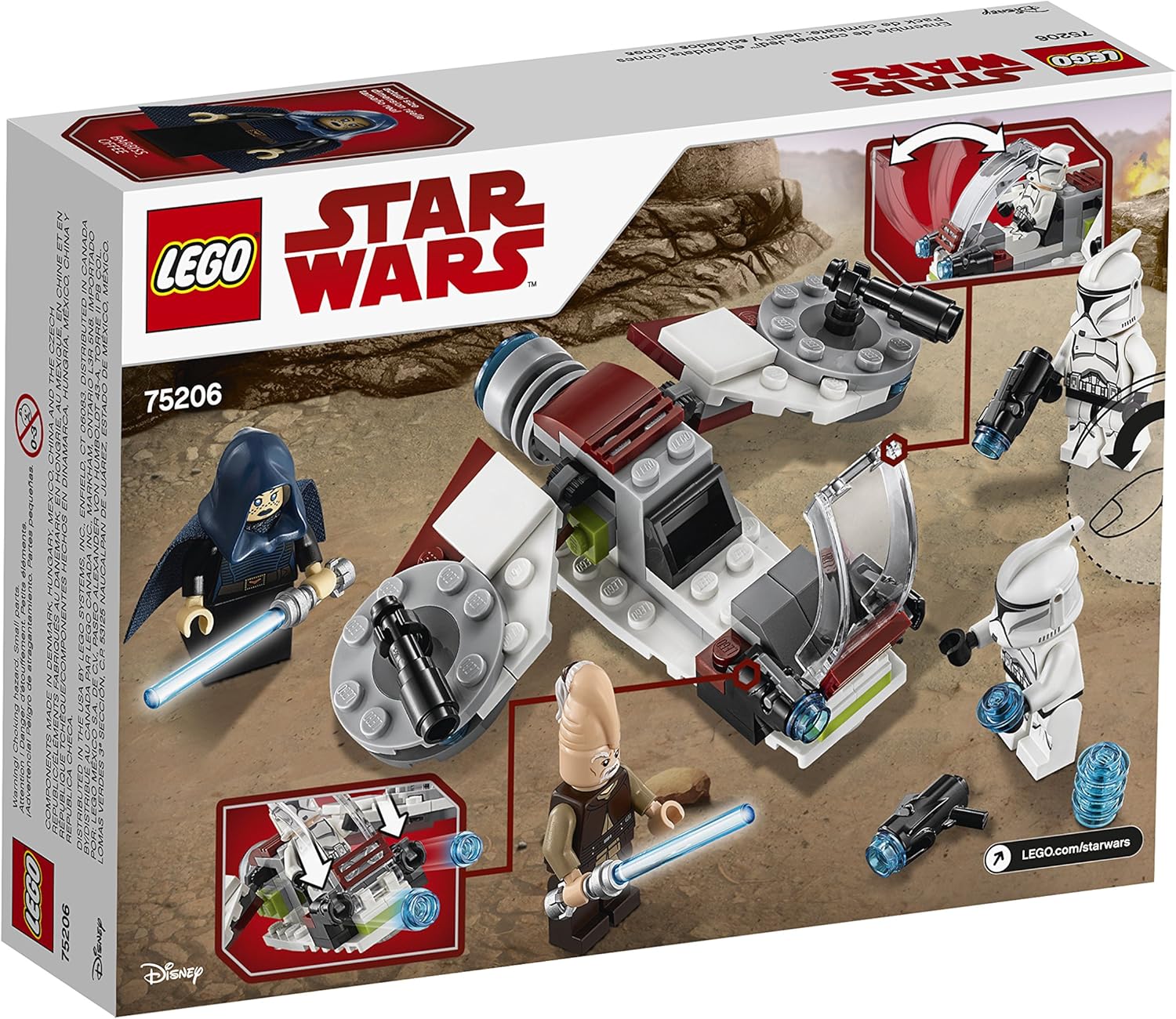 LEGO Star Wars Battle Pack Jedi et Clone Troopers avec Ki-Adi-Mundi, 102 pièces – Image 6