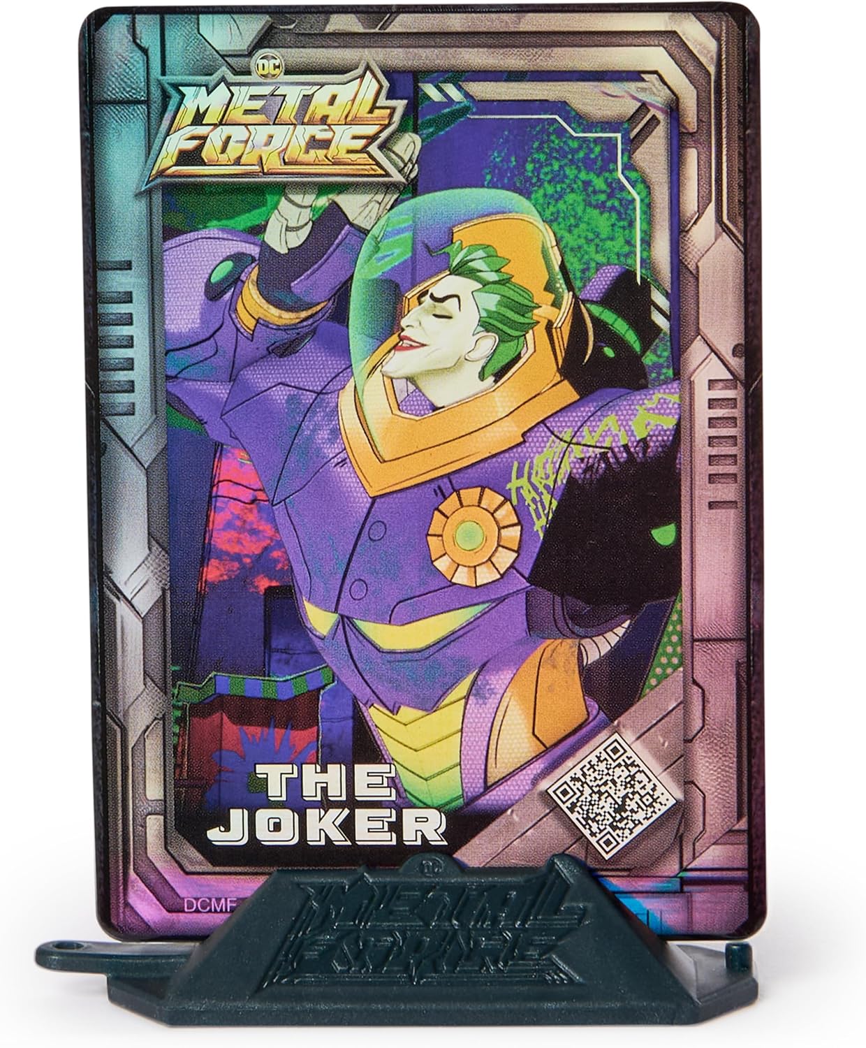 Figurine DC Comics The Joker Metal Force 2 en 1 avec mini figurine et armure intégrés – Image 8