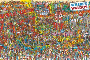 Poster multicolore Where's Waldo? 36 x 24 cm