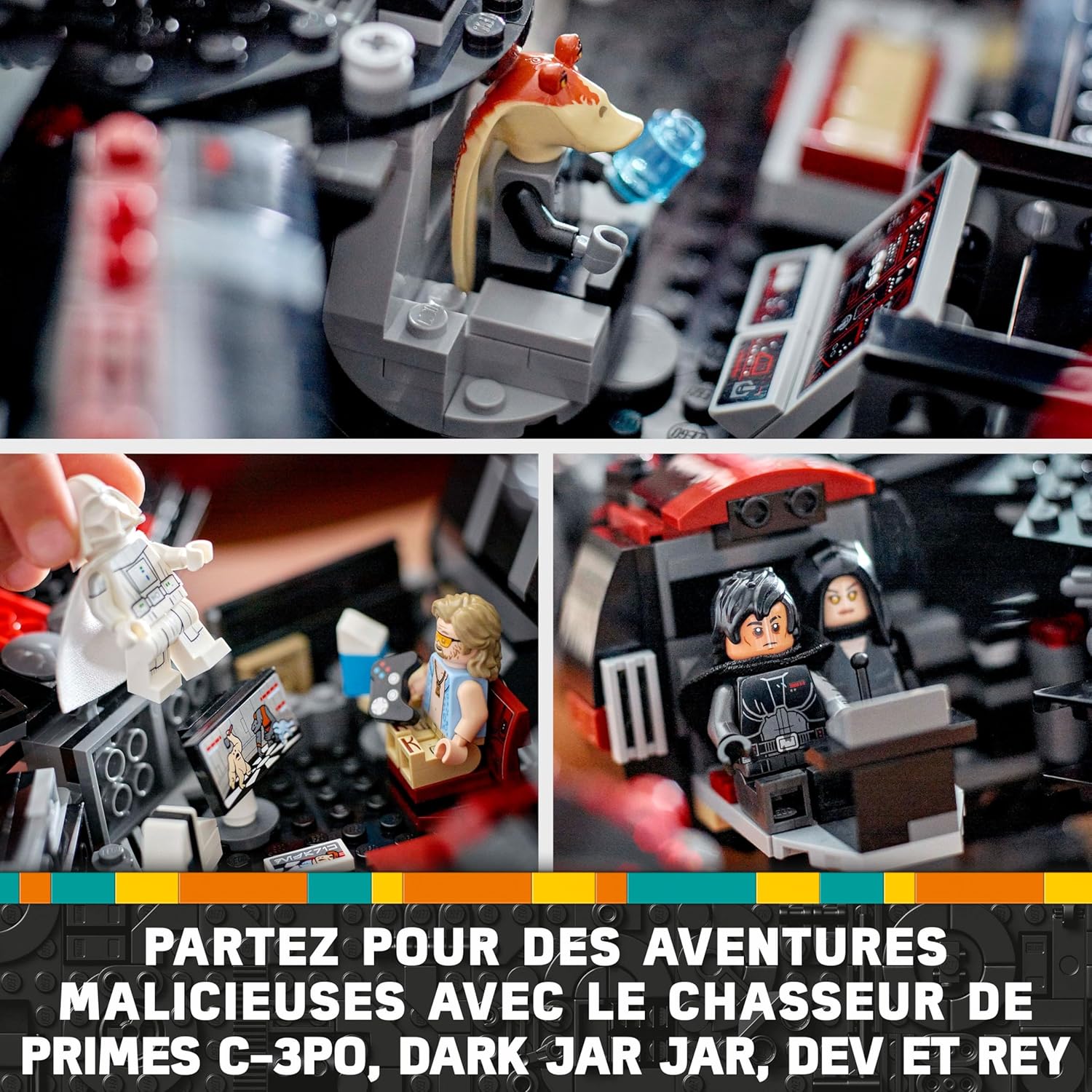 LEGO Star Wars Faucon Noir 75389 avec C-3PO et 6 minifigurines – Image 5