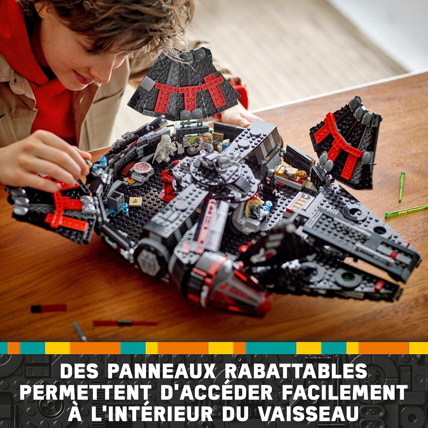 LEGO Star Wars Faucon Noir 75389 avec C-3PO et 6 minifigurines – Image 3