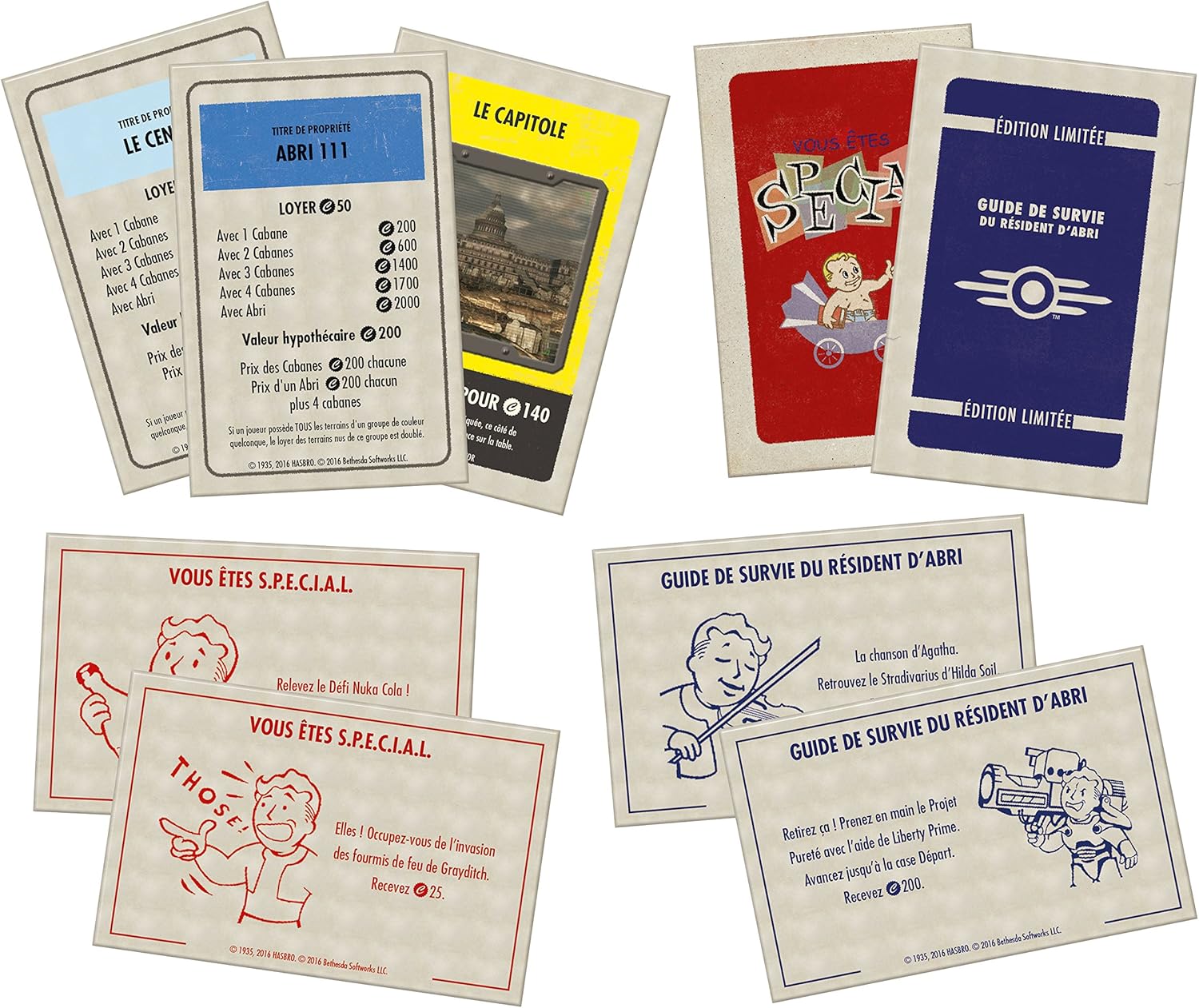 Monopoly Fallout version française avec 6 pions collector en métal – Image 2