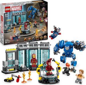 LEGO Marvel Laboratoire d'Iron Man avec 5 minifigurines 76315