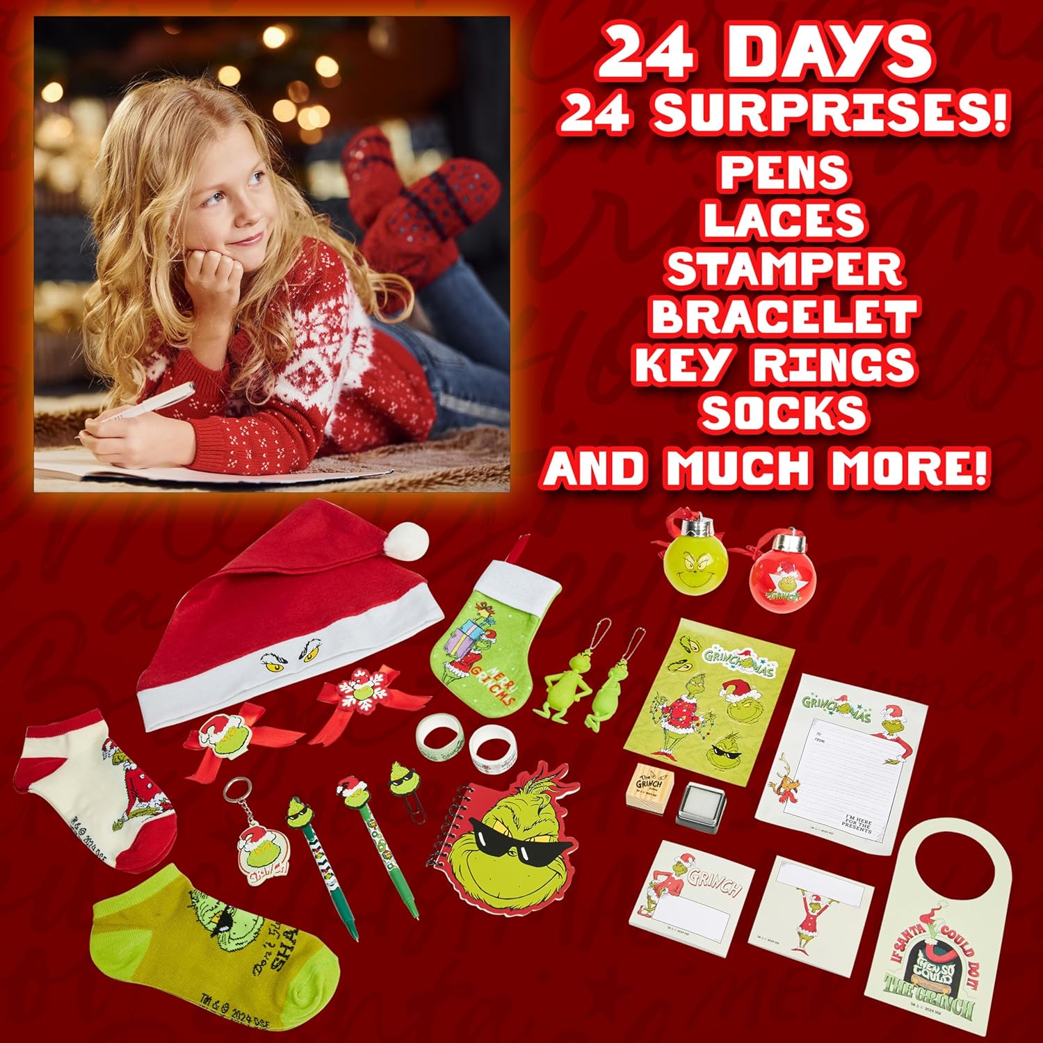 Calendrier de l'Avent The Grinch 2025 avec 24 surprises – Image 3