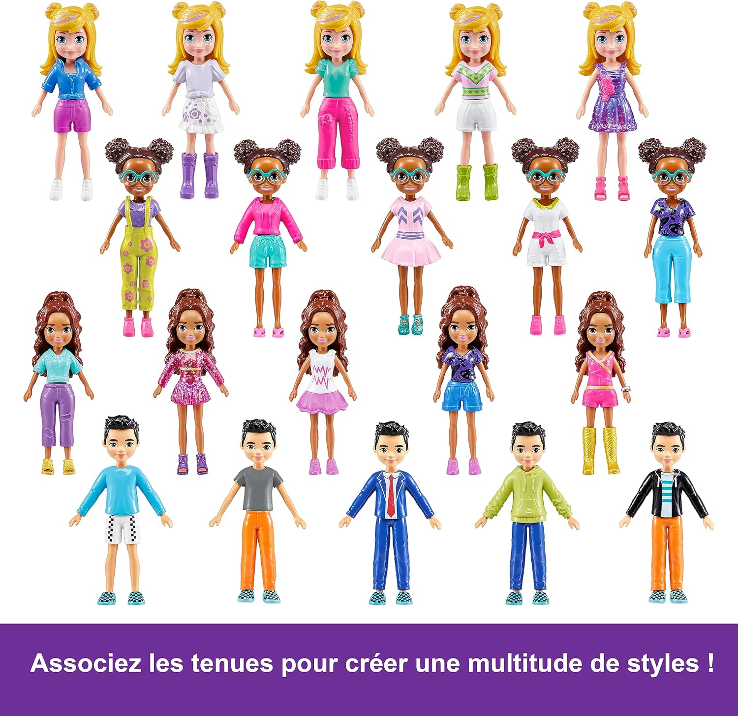 Polly Pocket Stranger Things coffret Sparkle Cove, mini-figurines 8 cm et plus de 45 pièces – Image 4