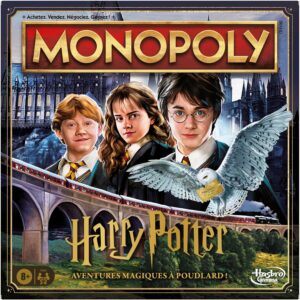 Jeu de plateau Monopoly Harry Potter édition française pour 2 à 6 joueurs