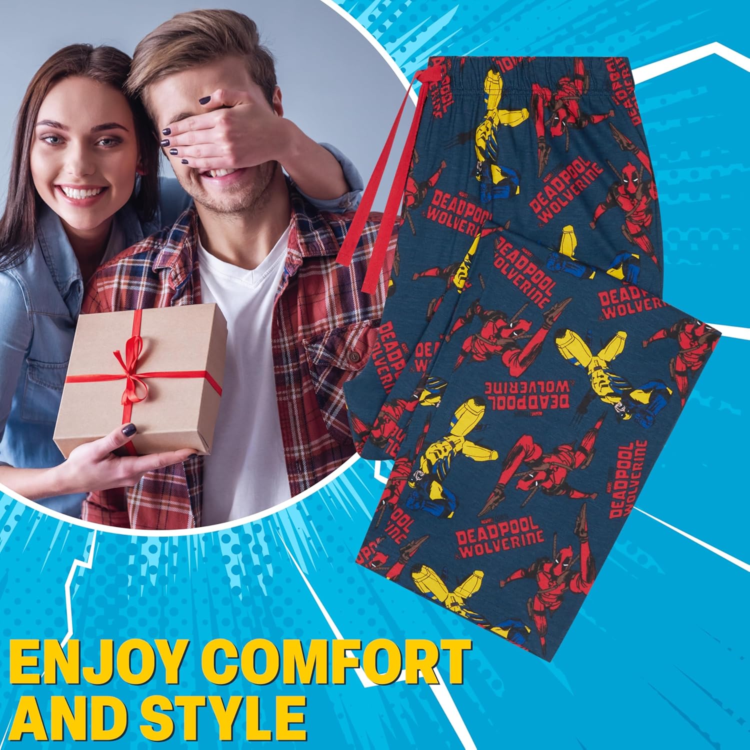 Pantalon de pyjama homme Marvel Avengers à taille élastique – Image 2
