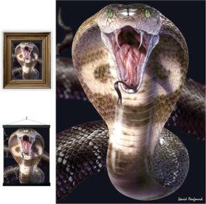 Affiche 3D lenticulaire Cobra Deluxebase par David Penfound