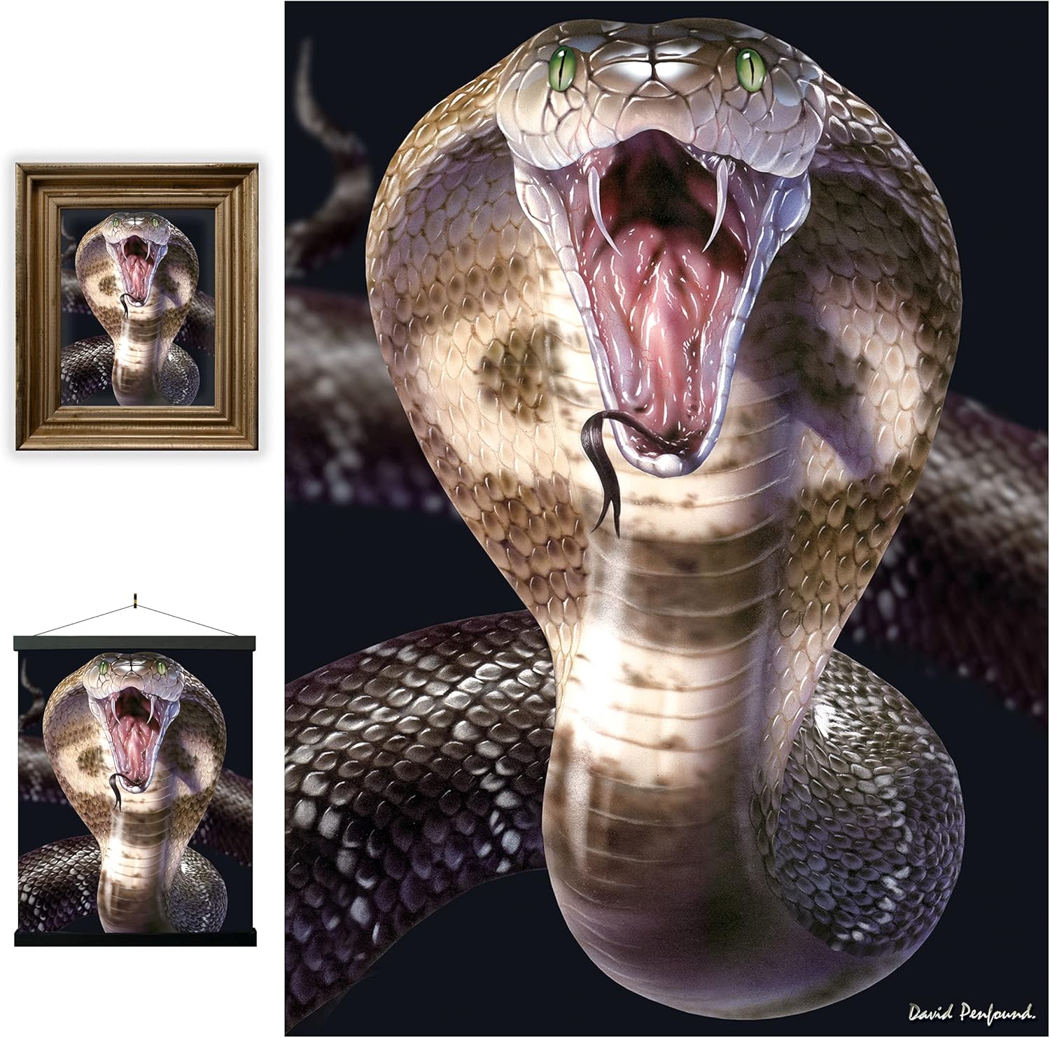 Affiche 3D lenticulaire Cobra Deluxebase par David Penfound