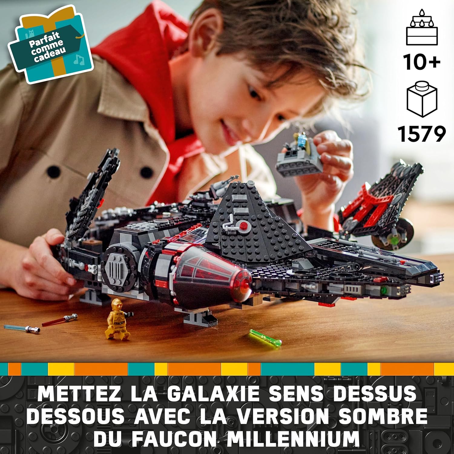 LEGO Star Wars Faucon Noir 75389 avec C-3PO et 6 minifigurines – Image 2