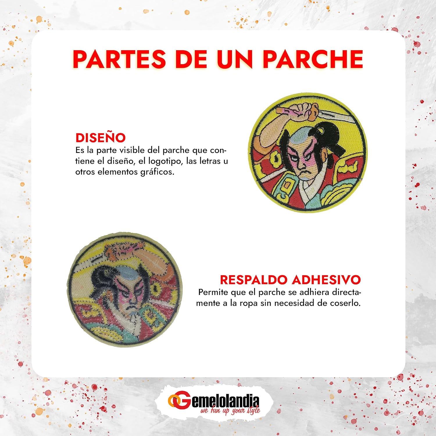 Patch thermocollant Cobra Kai brodé 25.7 cm – Image 4