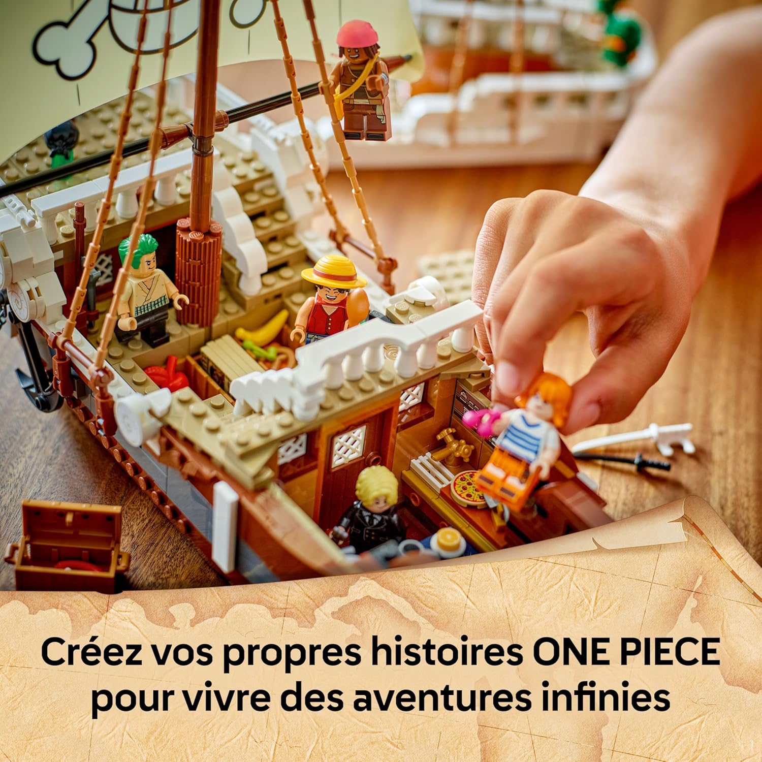 LEGO One Piece Vogue Merry avec 5 minifigurines Luffy, Zoro et Nami 75639 – Image 6