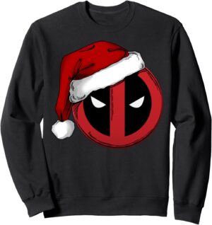 Sweatshirt de Noël Marvel Deadpool avec logo