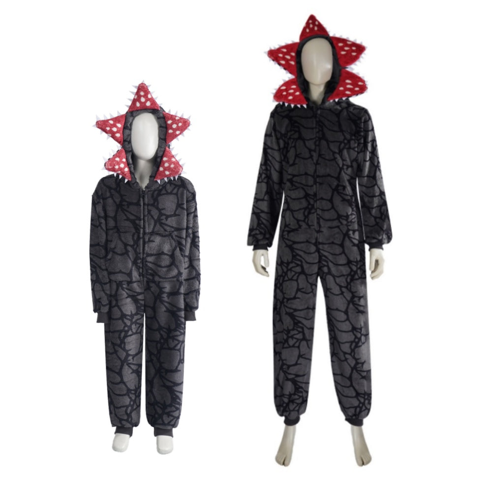 Pyjama combinaison Demogorgon gris adulte et enfant