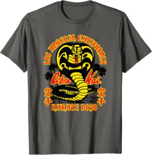 T-shirt logo dojo karaté Cobra Kai pour Femme et Fille
