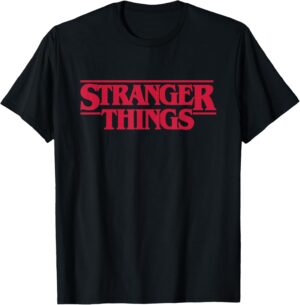 T-shirt Stranger Things logo principal femme et homme