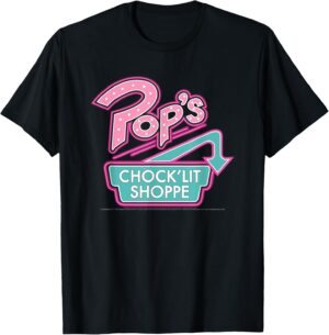 T-shirt Riverdale Pop's Chock'lit Shoppe coupe classique