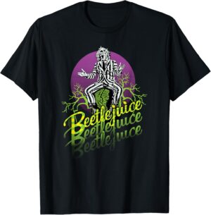 T-shirt Warner Bros. Beetlejuice Purple Circle