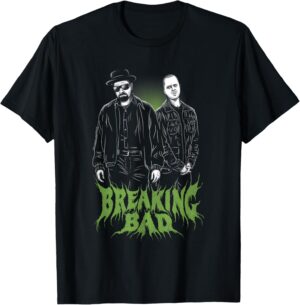 T-shirt Breaking Bad Walter & Jesse voilé, coupe Femme ou Homme