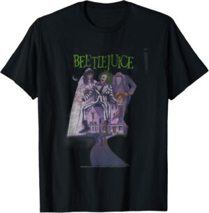 T-shirt Beetlejuice avec visuel poster