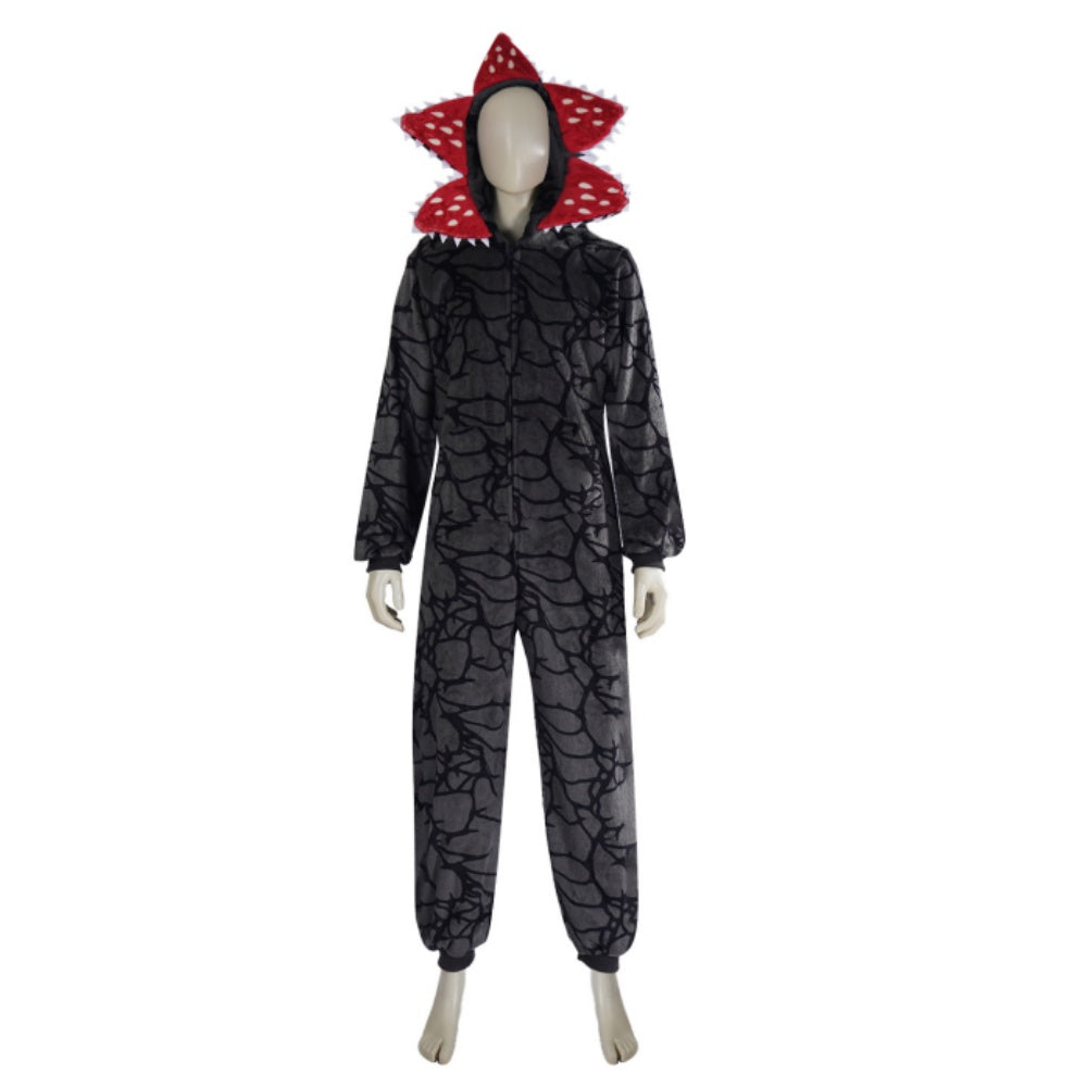 Pyjama combinaison Demogorgon gris adulte et enfant – Image 2