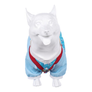 Costume Cosplay Holly Wheeler Stranger Things Saison 5 Tenue Bleue Chien