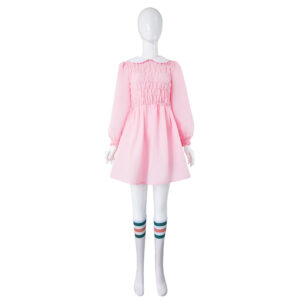 Stranger Things 11 robe rose cosplay