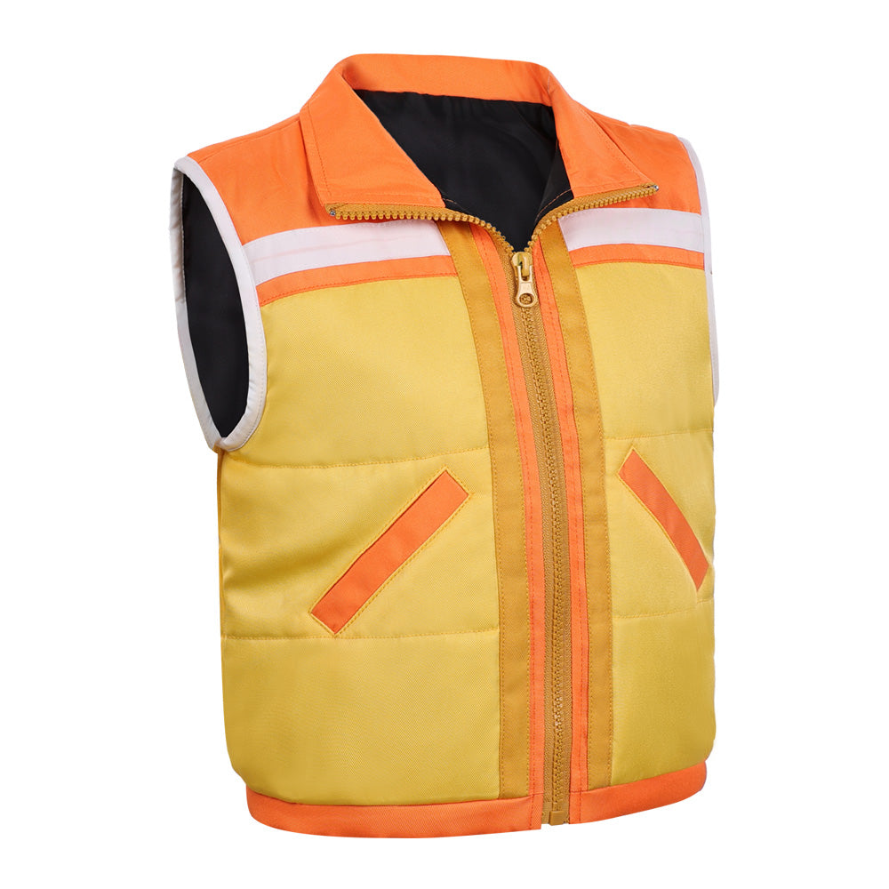 Manteau Jaune Cosplay Dustin Henderson Stranger Things enfant tailles 100-150 – Image 4
