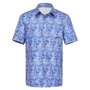 Chemise bleue cosplay Steve - Stranger Things Saison 5 - du XS au XXXL