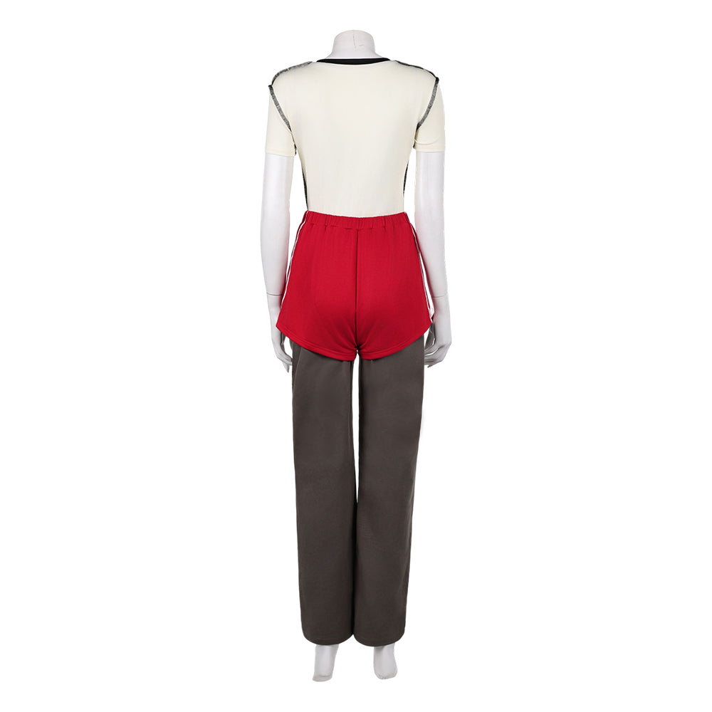 Costume cosplay Eleven 11 jaune et rouge Stranger Things Saison 5 – Image 2