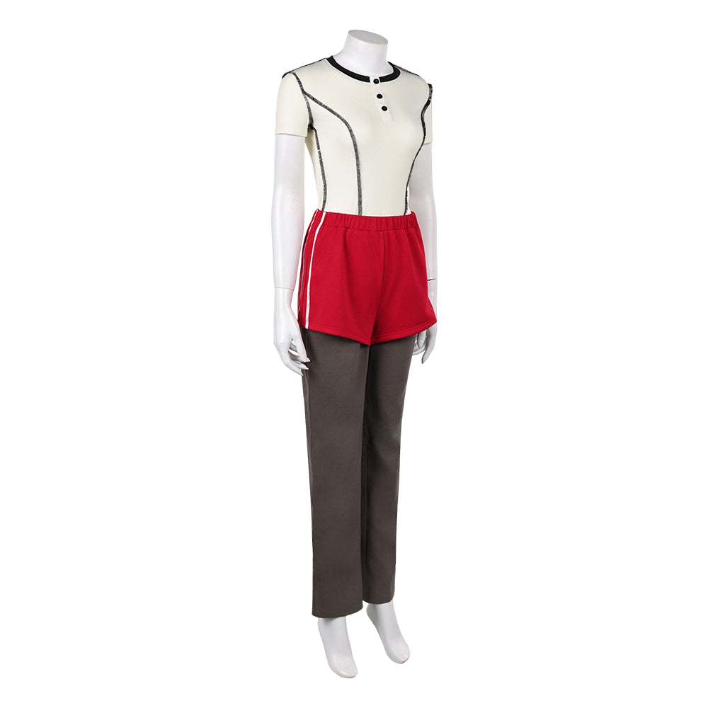 Costume cosplay Eleven 11 jaune et rouge Stranger Things Saison 5 – Image 4