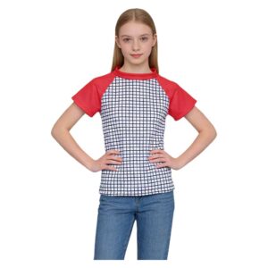 T-shirt à carreaux rouge Max Mayfield Stranger Things Saison 5