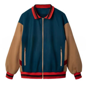 Veste Will Byers verte et beige Saison 5