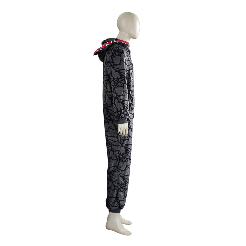 Pyjama combinaison Demogorgon gris adulte et enfant – Image 6
