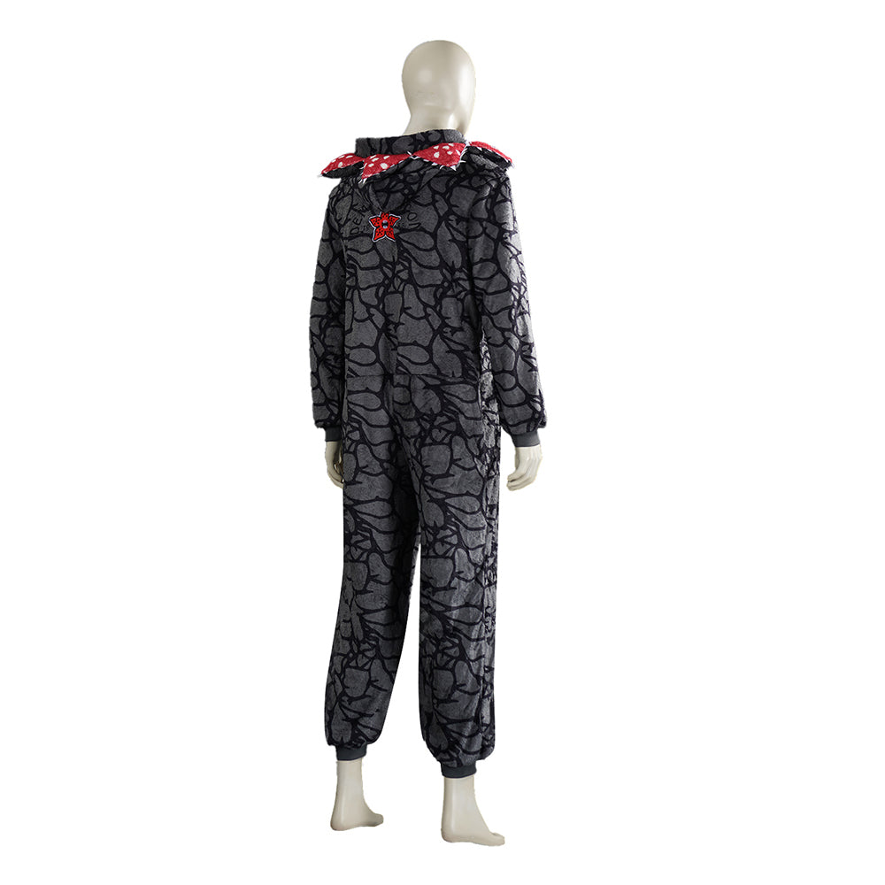 Pyjama combinaison Demogorgon gris adulte et enfant – Image 7